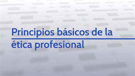 Principios Básicos De La ética Profesional By Adriana Mm On Prezi