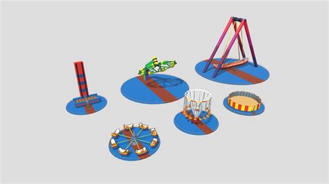 Amusement Park 2021 3d Model By Enikeishik 0dcf47c Sketchfab