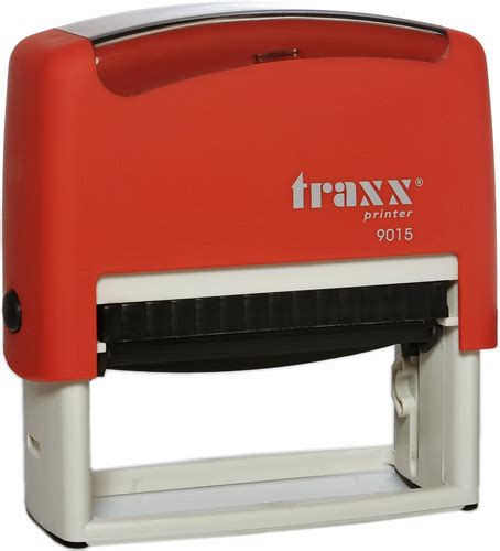 Traxx Printer 9015 Self Inking Stamp Red