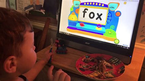 Julian Learns About Three Letter Words On Starfall Youtube