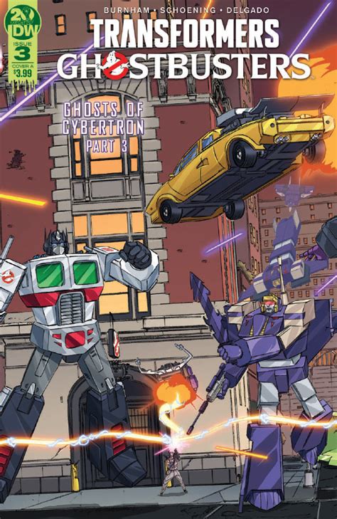 #transformers #ghostbusters #ghostbusters x transformers #optimus prime #roller #slimer #transformers #ghostbusters #ghostbusters x transformers #ecto 1 #ectotron #the goldbergs. Comic Book Preview - Transformers/Ghostbusters #3