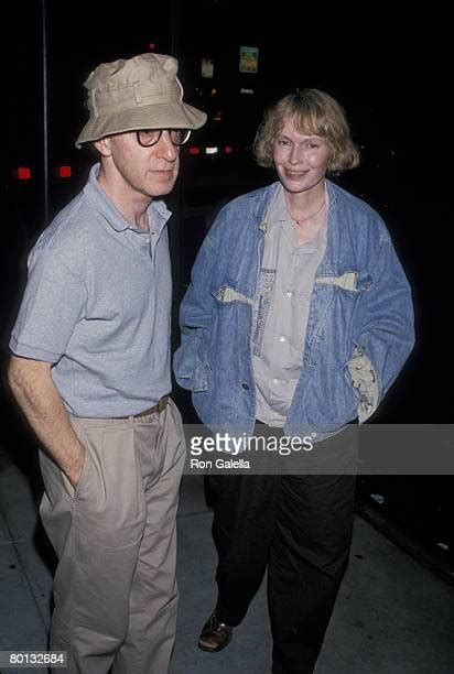 Woody Allen And Mia Farrow Sighting At Primola Restaurant In New York