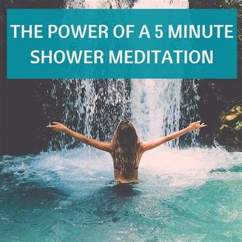 Online Meditation Anxiety 5 Minute Shower To Reduce Stress