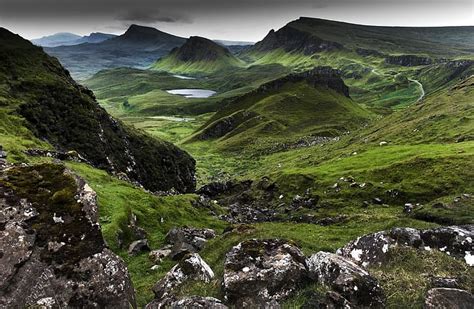Quiraing Isle Of Skye Scotland Europe Hd Wallpaper Wallpaperbetter