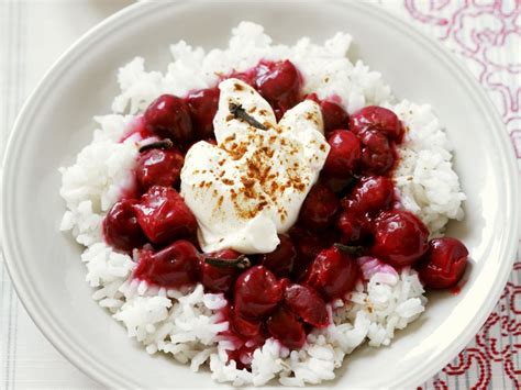 Rice Pudding With Cherries Recipe Eat Smarter Usa