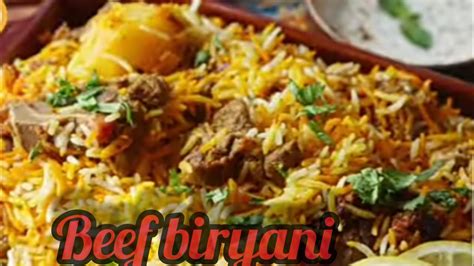 Beef Biryani👉chatpati Mazedar Youtube