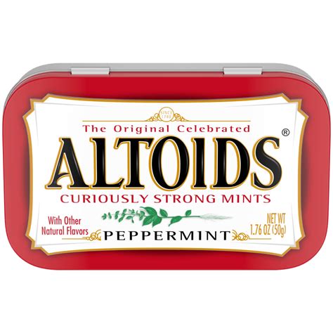 Altoids Classic Peppermint Breath Mints 176 Oz Tin Altoids