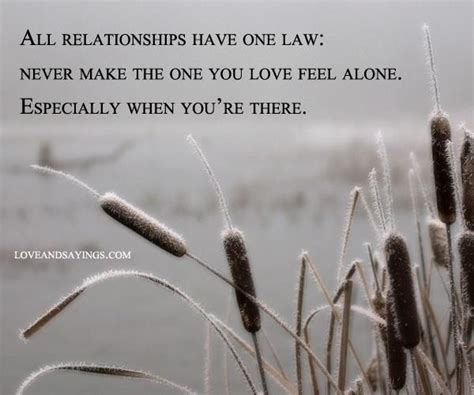 All Relationship Have One Law