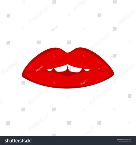 sexy lips icon vector illustration stock vector royalty free 1390887569