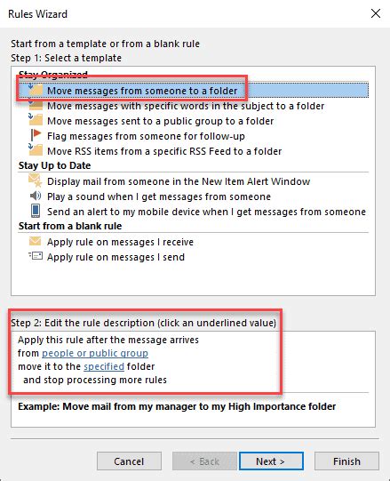 How To Filter Emails In Outlook To A Folder Using Rule And New Search