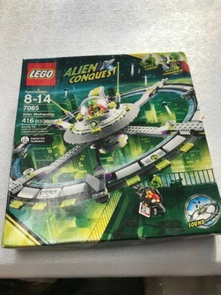 Lego Alien Conquest 7065 Alien Mothership 100 Complete Set With