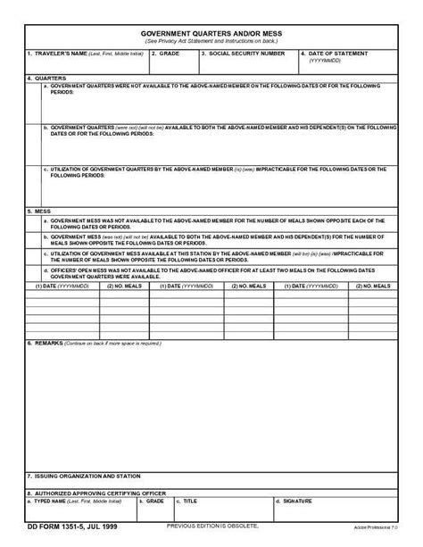 Da Form 3161 Download Military Form For Free Pdf Or Word