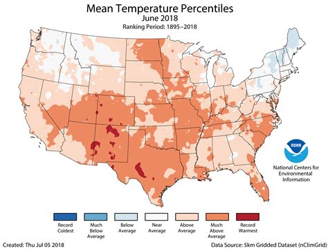 Assessing The Us Climate In June 2018 News National Centers For