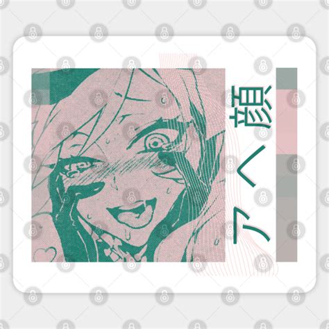 アヘ顔 Anime Manga Ahegao Aesthetic Design 1 Ahegao Face Sticker