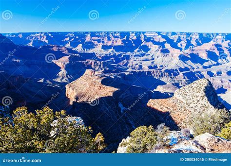 Sunset At Grand Canyon In The Usa Stock Image Image Of Inspirational