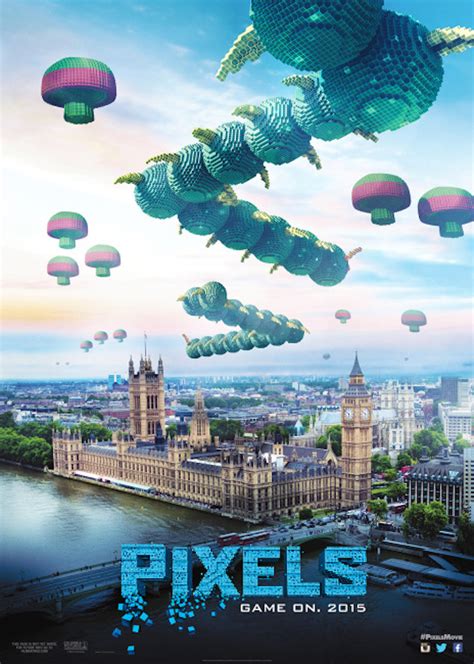 Centipede And Space Invaders Attack In 2 New Posters For Pixels