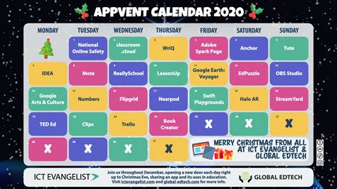 Appvent Calendar Ictevangelist