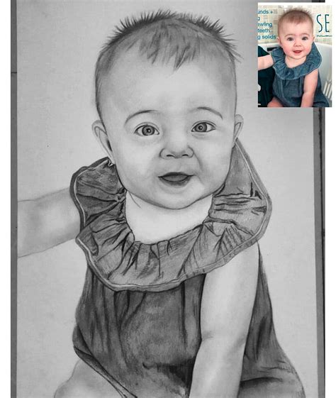 Pencil drawings baby imge gallary pencil drawings baby pics pencil. Baby Pencil Drawing | Photo to Painting | Custom Portrait | Sketch Artist