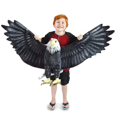 Barry The Bald Eagle 57 Inch Wingspan Giant Stuffed Animal Plush