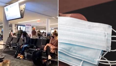 Passenger Cries At Airport After Being Kicked Off Flight For Refusing