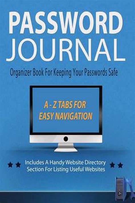 Password Journal Organizer Book For Keeping Your Passwords Safe