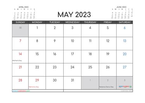 Printable Grey May Calendar 2023 Mobile Legends