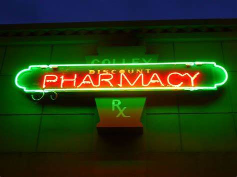 Norfolk Va Colley Pharmacy Neon Sign The Naro Was Constru Flickr