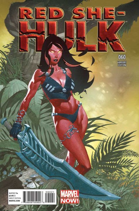 Red She Hulk Cover Variant 060 By Chris Stevens Personajes Comic Mundo Comic Cómics