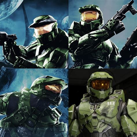 The Evolution Of Master Chief In The Halo Games Whats Your Favourite