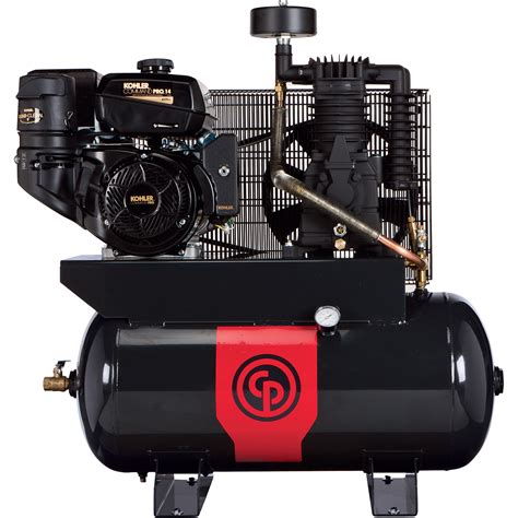 Chicago Pneumatic Gas Powered Air Compressor — 12 Hp 30 Gallon Model