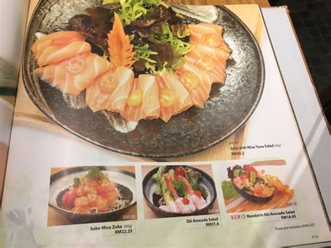 Visit this page for more info. Excapade Sushi Miri Menu with Price Part 1 - Miri Food Sharing