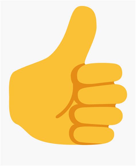 Download High Quality Thumbs Up Clip Art Yellow Transparent Png Images