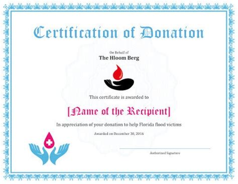 If you expect to receive any consideration in return, such as a public acknowledgment of your gift, mention that briefly. 7 Printable Donation Certificates Templates