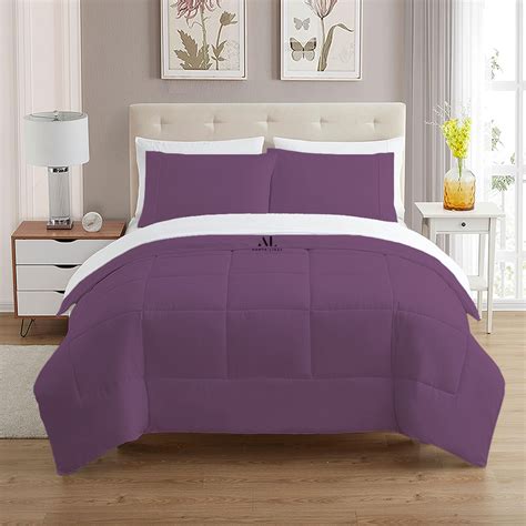 Lavender Comforter Sets Queen King Cal King Aanyalinen