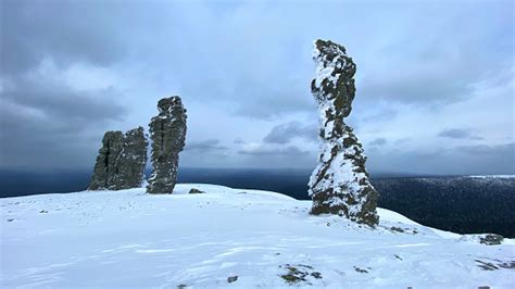 One Of The Seven Wonders Of Russia Plateau Manpupuner Weathering