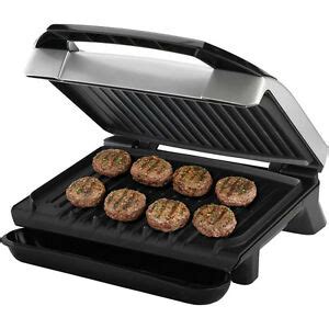 The size is perfect for outdoor use for everyone; George-Foreman-120-Variable-Temp-Electric-Grill-Indoor ...