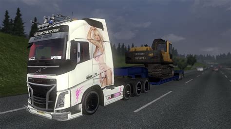Devilondsky Download Euro Truck Simulator Mods Sexy Dragstrider Volvo Paint Job