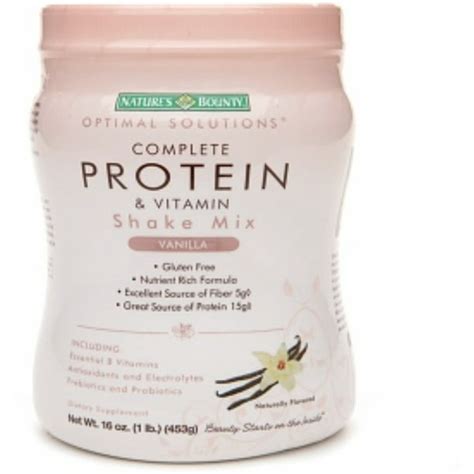 Natures Bounty Optimal Solutions Complete Protein And Vitamin Shake Mix