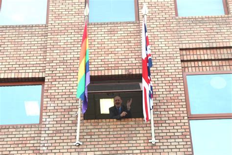 british embassy in santiago flies rainbow flag gov uk