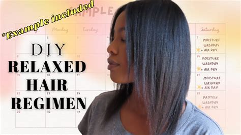 Build Your Own Healthy Relaxed Hair Regimen Youtube