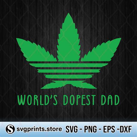 Worlds Dopest Dad Weed Svg Png Dxf Eps