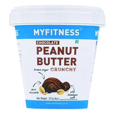Buy Myfitness Chocolate Crunchy Peanut Butter G Online At Best Price