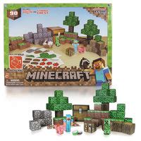 Buy Minecraft Papercraft Overworld Deluxe Set 90 Piece Pack At Mighty