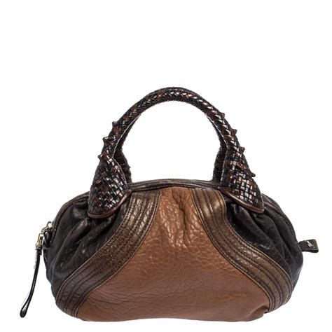 Fendi Brown Leather Baby Spy Bag Fendi The Luxury Closet