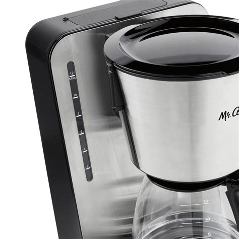 Best Buy Mr Coffee 12 Cup Coffee Maker Blackstainless Steel Bvmc Abx39