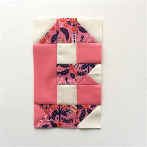 Alphabet Quilt Blocks Ribbon Letter Edition ⋆ Patch Dot