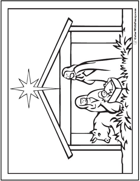 Nativity Coloring Pages Christmas Coloring Pictures Nativity