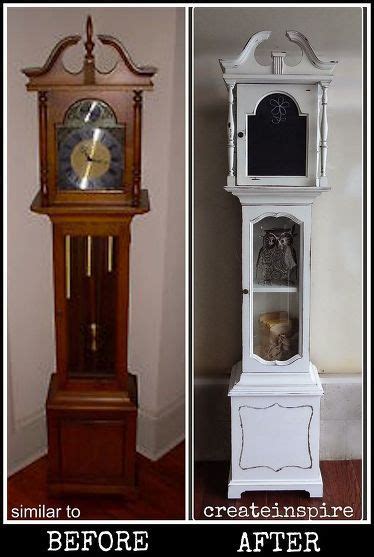 Repurposed Grandfather Clock Repurposed Grandfather Clock