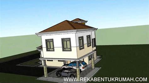 Bina rumah floor plan sewa 2 bilik 525 sq ft. Pelan Rumah D2-13 (Pelan Rumah Banglo 2 tingkat 6 Bilik/ 5 ...