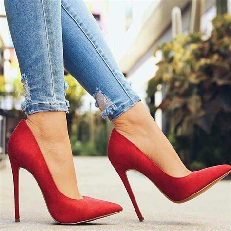 Fashion For Everyday On Twitter Red Stiletto Heels Heels Red High Heels